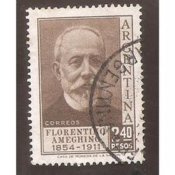 ARGENTINA 1956 (MT572) PROCERES: AMEGHINO,  USADA