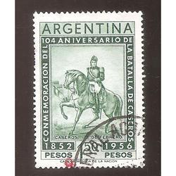 ARGENTINA 1956(MT558) BATALLA DE CASEROS,  USADA