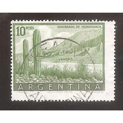 ARGENTINA 1954(MT550a) QUEBRADA DE HUMAHUACA  PAPEL MATE  US