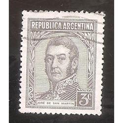 ARGENTINA 1939(mt392) PROCERES: SAN MARTIN FILI RA RO,  USAD