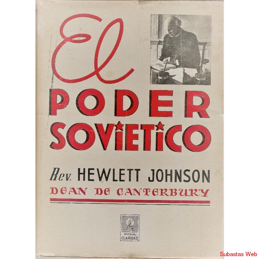 Libro El Poder Sovietico Rev Hewlett Johnson 1941
