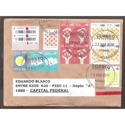ARGENTINA 2019  SOBRE CIRCULADO  NUMERO  216