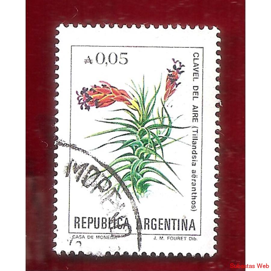 ARGEN1985 (1528a) FLORES ARGENTINAS: CLAVEL DEL AIRE FOS