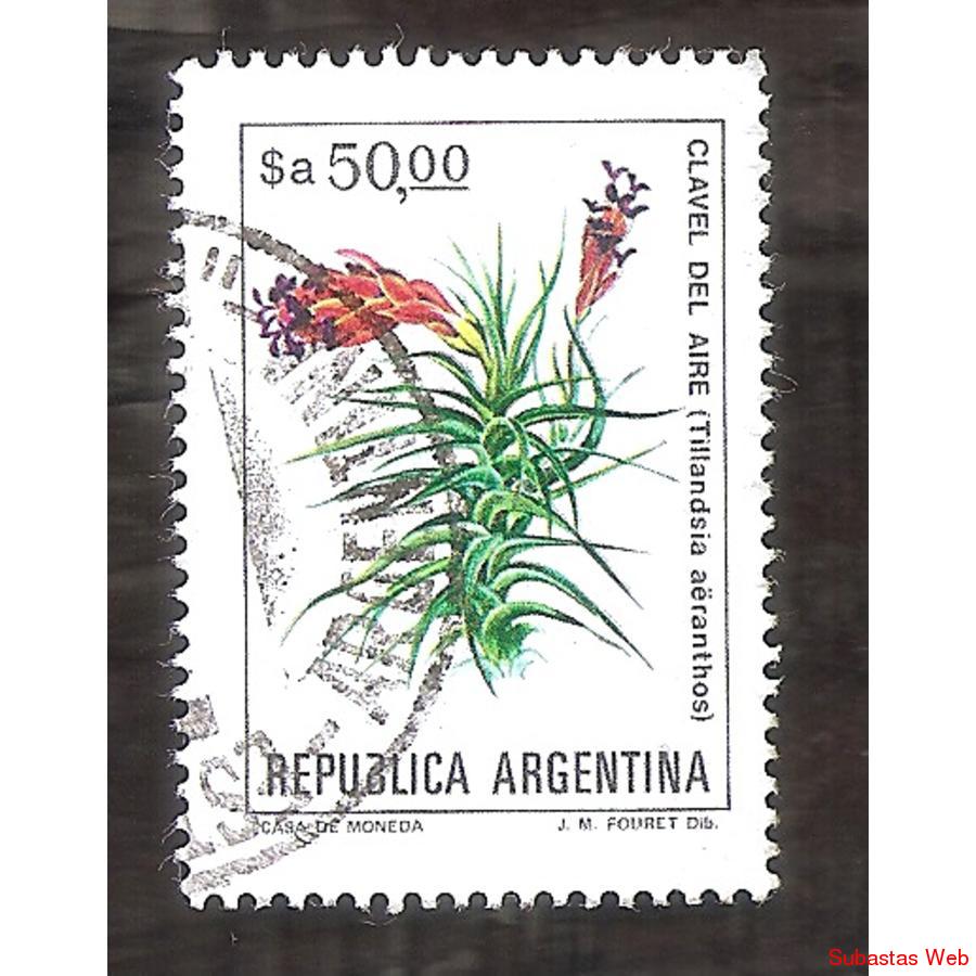 ARGEN1984 (1497a) FLORES ARGENTINAS: CLAVEL DEL AIRE FLU