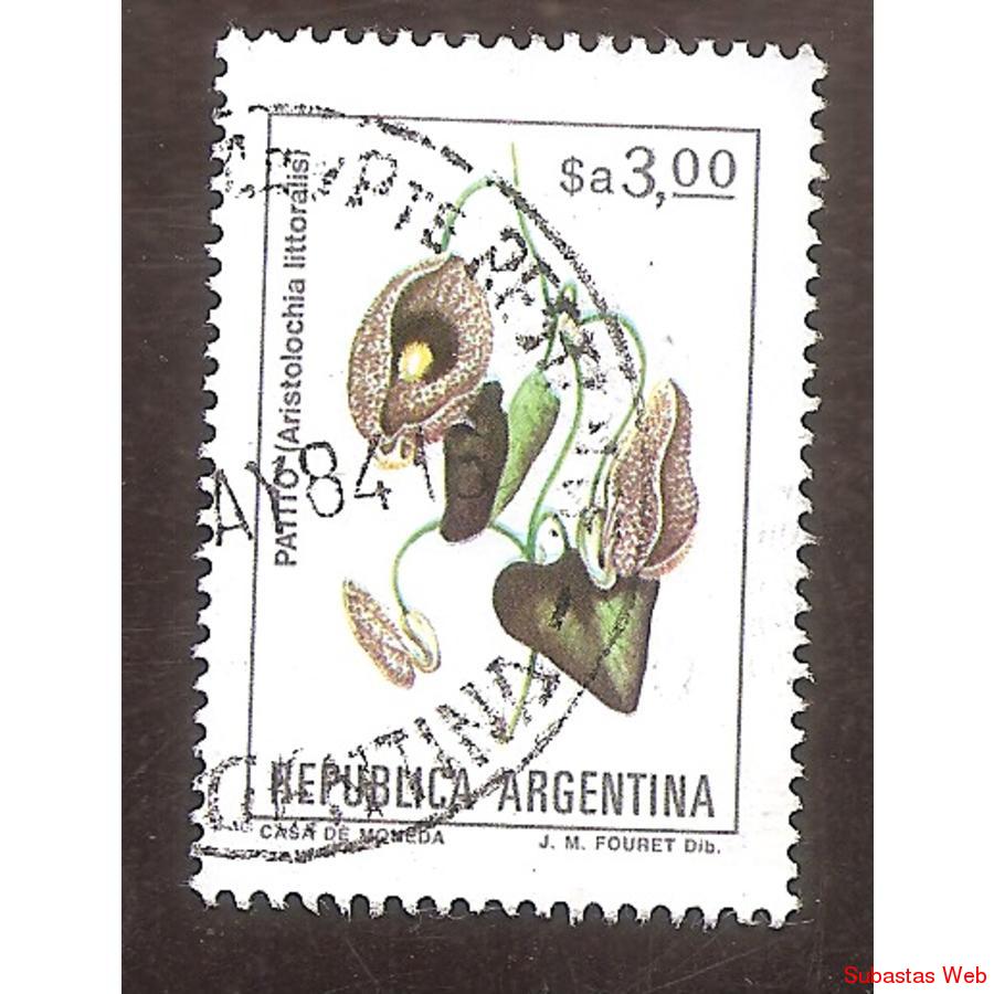 ARGEN1983 (1417a) FLORES ARGENTINAS: PATITO FLUO MATE USADA