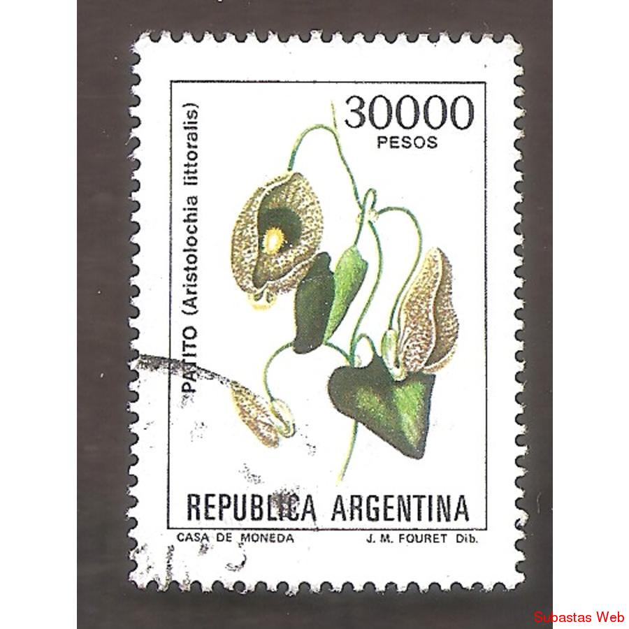 ARGENTINA 1982(1383) FLORES:  PATITO  USADA