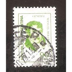 ARGENTINA 1977(MT1088) PROCERES: BELGRANO DE $90 USADA