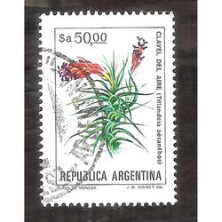 ARGEN1984 (1497a) FLORES ARGENTINAS: CLAVEL DEL AIRE FLU