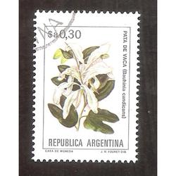 ARGEN1983 (1411a) FLORES: PATA DE VACA  FLUO USADA