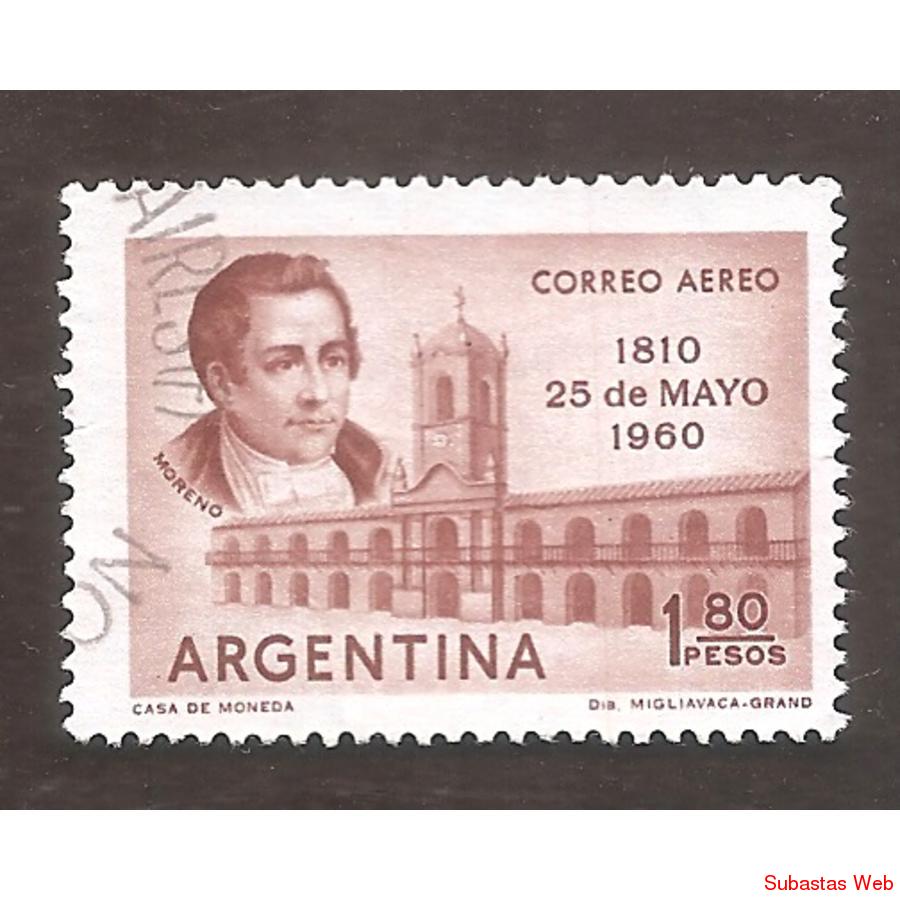 ARGENTINA 1960(MT A67) REVOLUCION DE MAYO  USADA