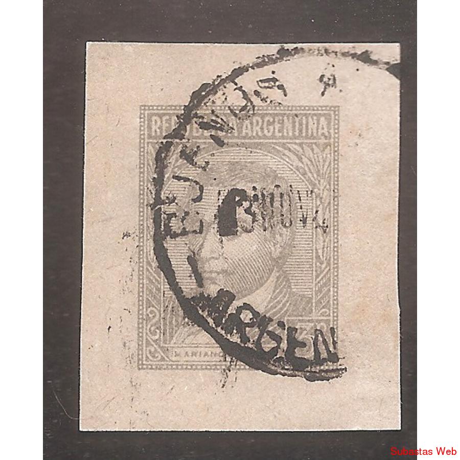 ARGENTINA 1946(FAJ97)PROCERES Y RIQ.  MORENO SIN DENTAR