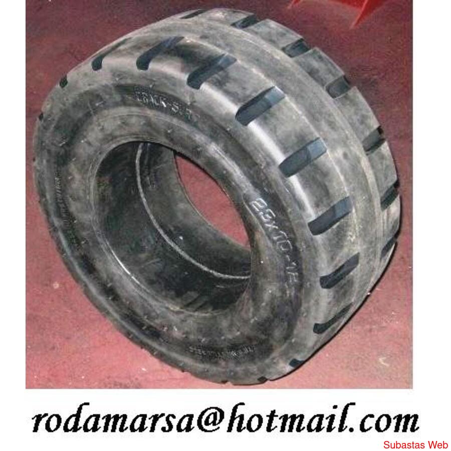CUBIERTA maciza 23X10X12  AUTOELEVADOR rodamarsa
