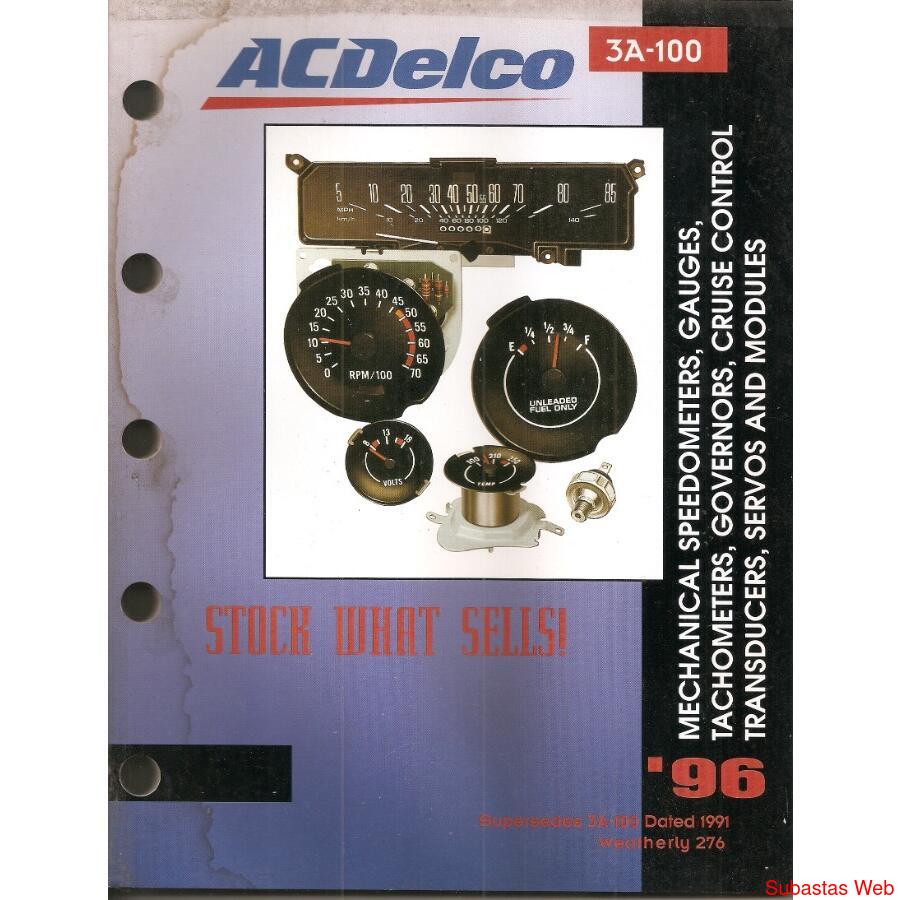 Gm Ac Delco Lote 5 Catalogos Partes Usa 1999-2000