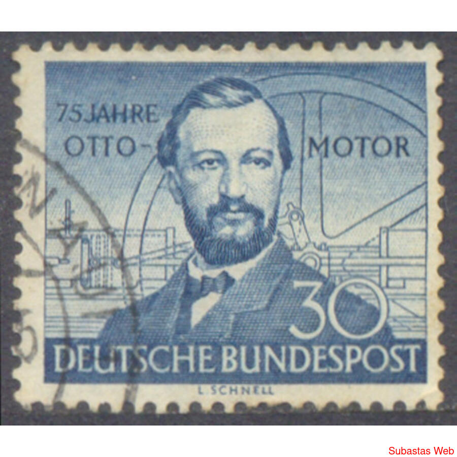 ALEMANIA BDR. Yv 35 *N. OTTO*. EXCELENTE EJEMPLAR.  € 24.00