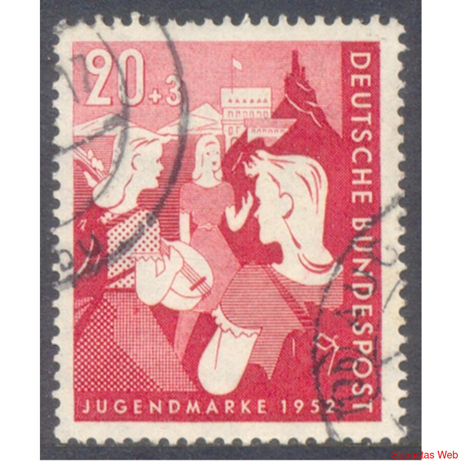 ALEMANIA BDR. Yv 40 JUVENTUD ALEMANA. VALOR ALTO  € 30.00