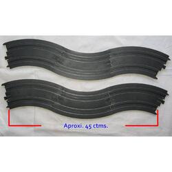 Tyco  Tramos De Pista Curva Chica 5846 Sin Uso X6 Zig Zag