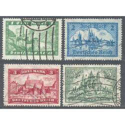 ALEMANIA REICH. Yv 355/358. LOS 4 VALORES ALTOS.  € 45.00