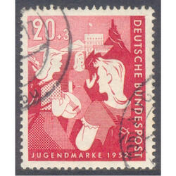 ALEMANIA BDR. Yv 40 JUVENTUD ALEMANA. VALOR ALTO  € 30.00