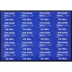 ARGENTINA. PLANCHA x 20 AIR MAIL LABELS. CONDOR VIA AEREA
