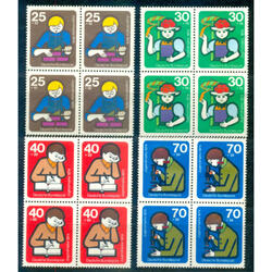 ALEMANIA BDR. Sc B508/B509 JUVENTUD SERIE CUADROS  U$ 24.00