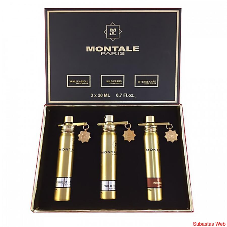 MONTALE 3X20  VANILLE ABSOLU / WILD PEARS  /  INTENSE CAFE S