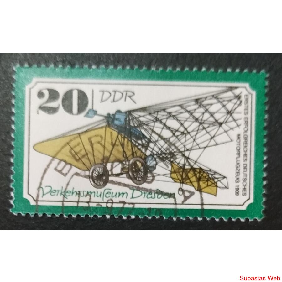 ALEMANIA DDR 1977; SCOTT 1845 UDADA