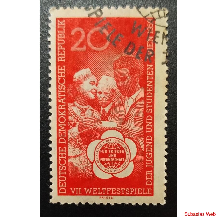 ALEMANIA DDR 1959; SCOTT 450 USADA