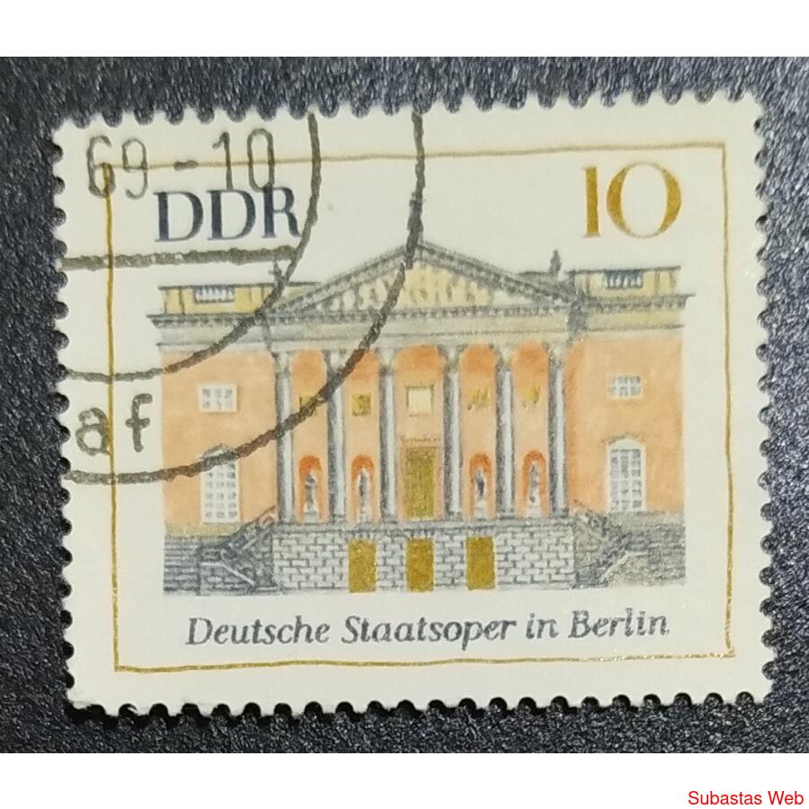 ALEMANIA DDR 1969; SCOTT 1072, USADA,