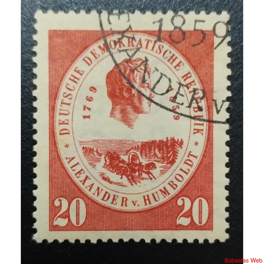 ALEMANIA DDR 1959; SCOTT 431, USADA