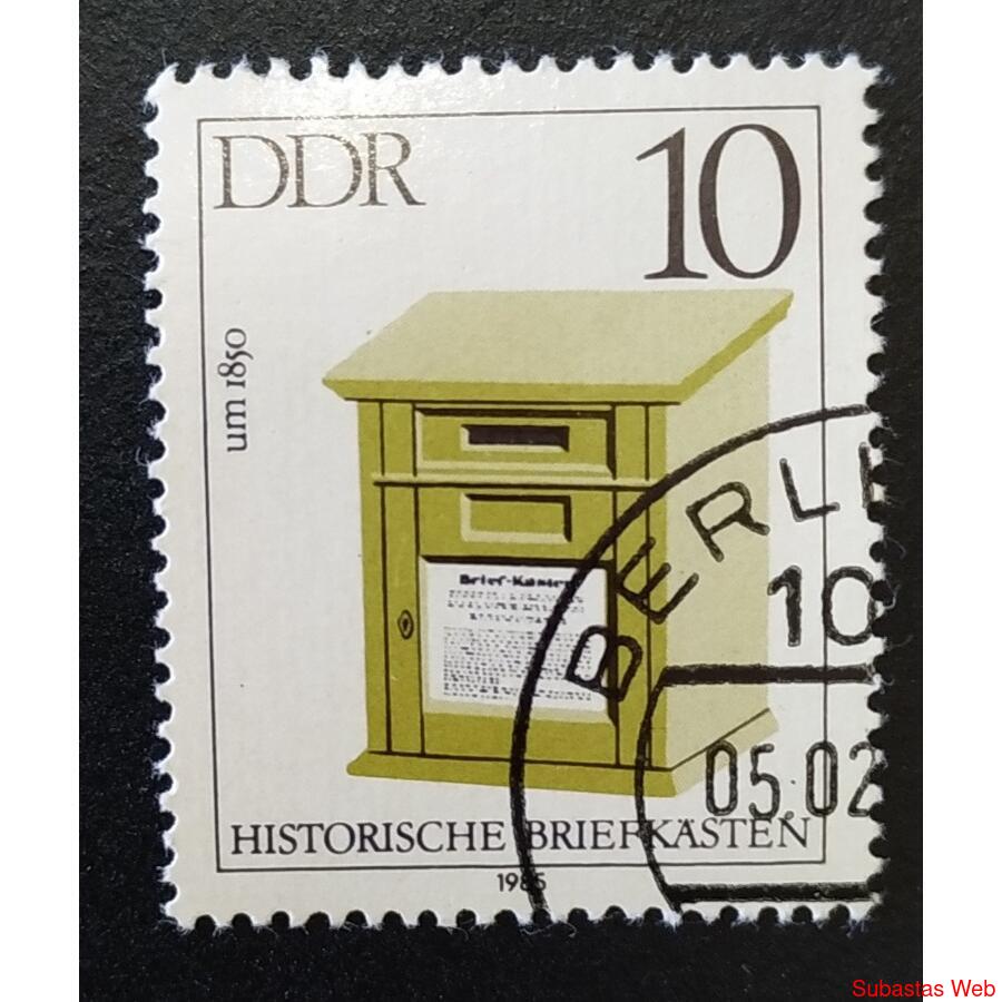 ALEMANIA DDR 1985; SCOTT 2456, USADA