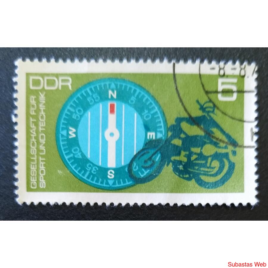 ALEMANIA DDR 1972; SCOTT 1388, USADA