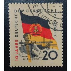 ALEMANIA DDR 1959; SCOTT 459 USADA.
