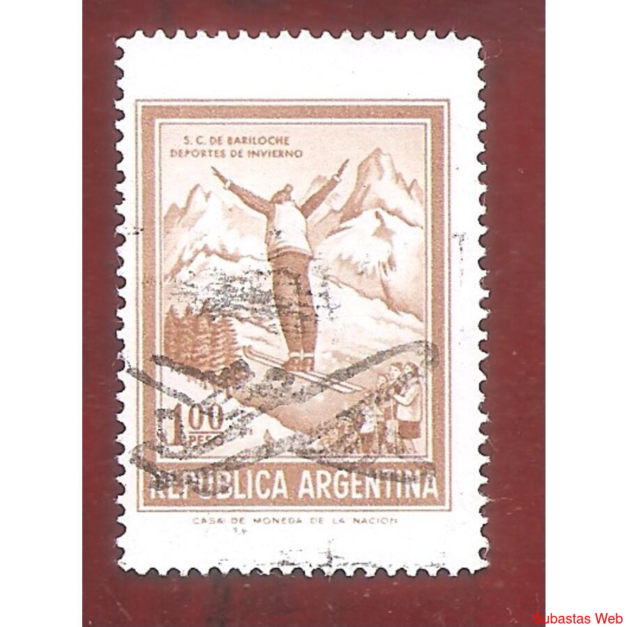 ARGENTINA 1972(914) BARILOCHE FILI CASA MONEDA  USADA