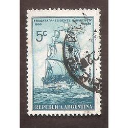 ARGENTINA 1939(399)  FRAGATA SARMIENTO  USADA