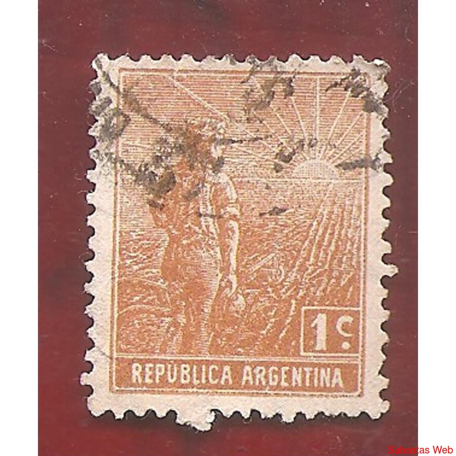 ARGENTINA 1912(178I) LABRADOR: FILI HV ITALIANO  13,5x12,5 U