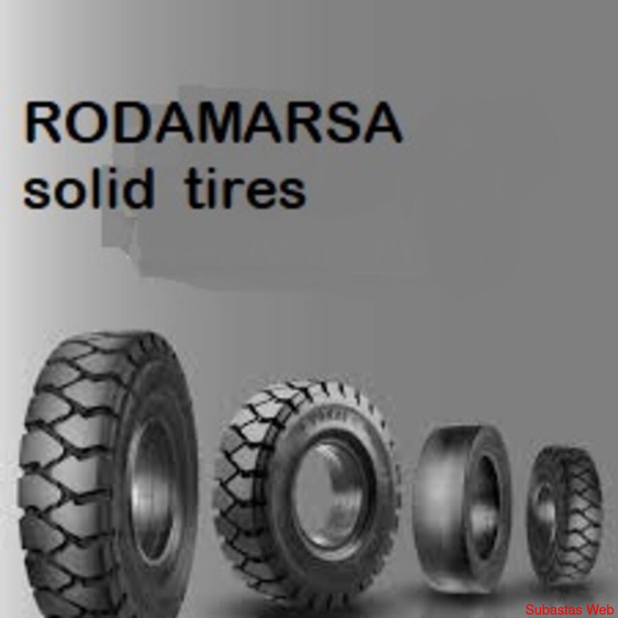 SOLID TIRES RODAMARSA CARRETILLAS ELEVADORAS Cubiertas Vulca