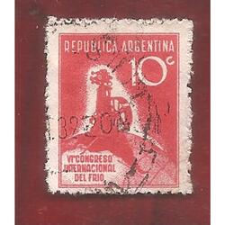 ARGENTINA 1932(352)  CONGRESO DEL FRIO USADA