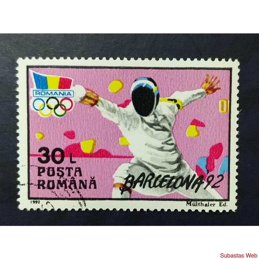 RUMANIA AÑO 1992, SCOTT 3754, USADA