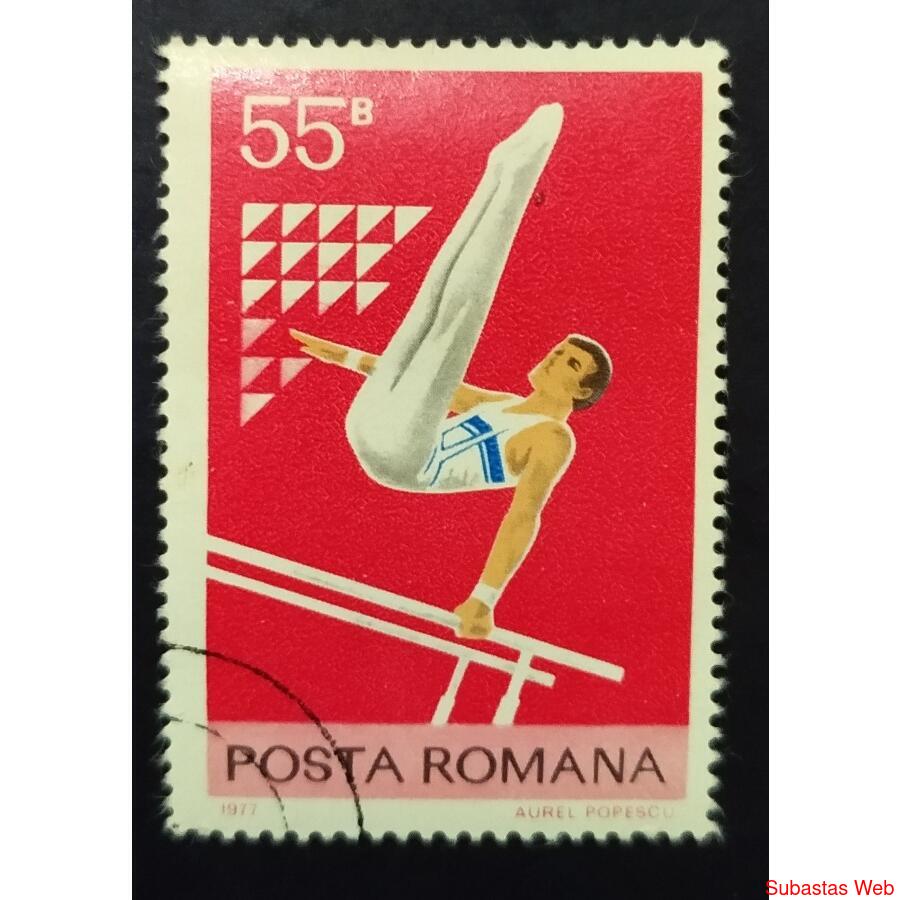 RUMANIA AÑO 1977, SCOTT 2733, USADA