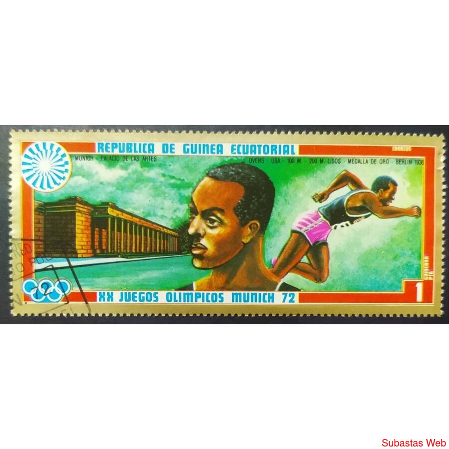 GUINEA ECUATORIAL AÑO 1972, MICHEL 81, USADA