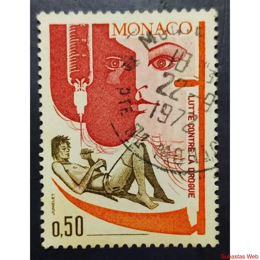 MONACO AÑO 1972, SCOTT 841, USADA