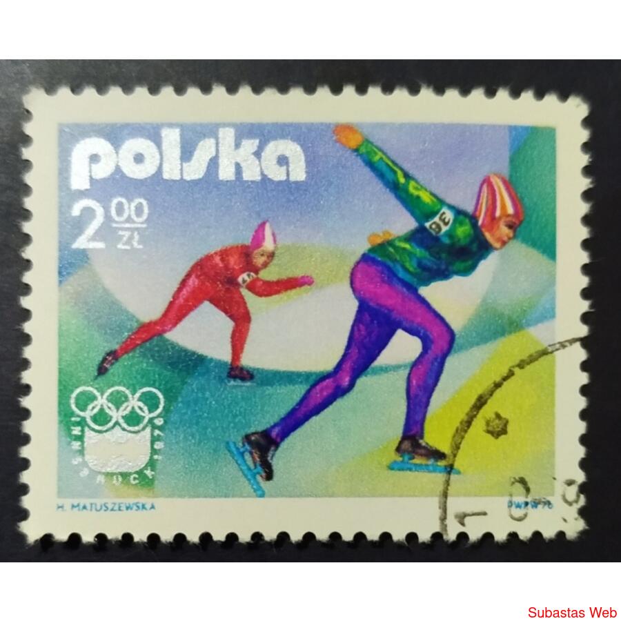 POLONIA AÑO 1976, SCOTT 2140, USADA