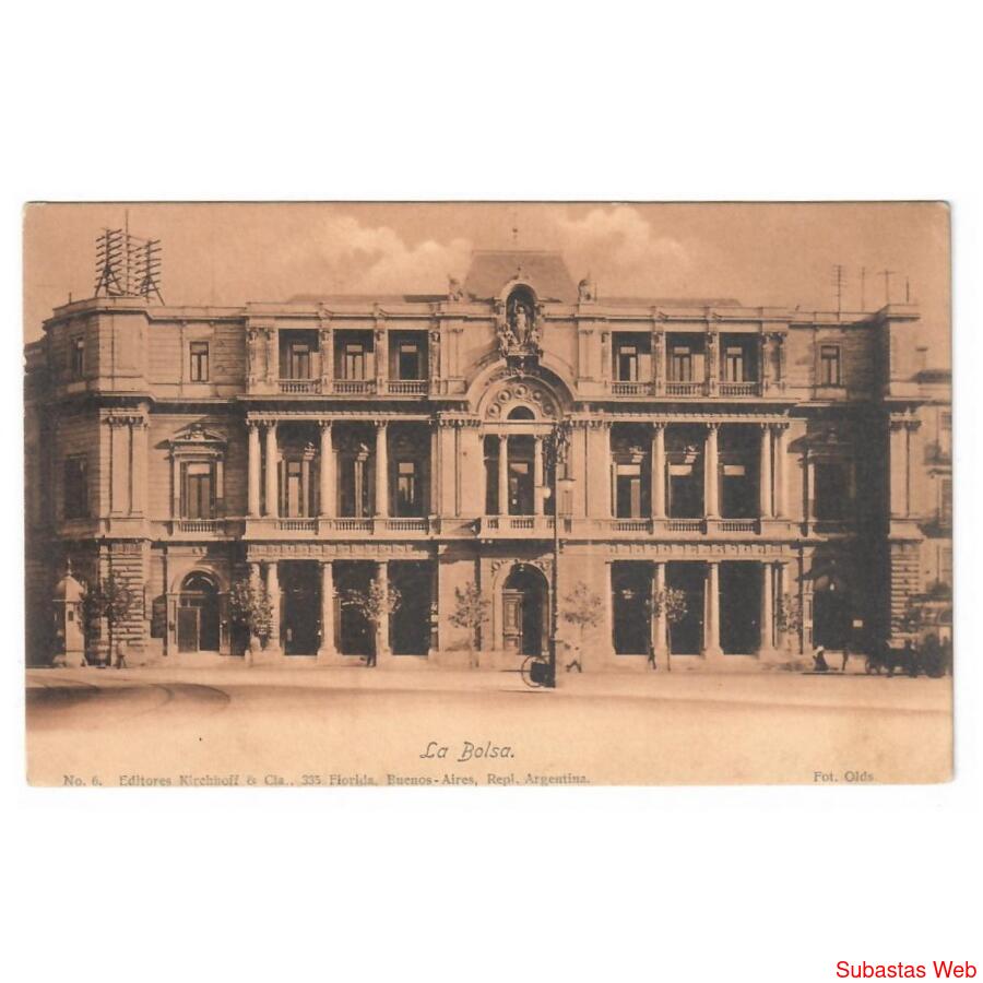 ARGENTINA. Buenos Aires. La Bolsa. 1908.