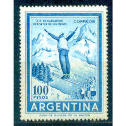 ARGENTINA GJ1148A ESQUIADOR PESOS 100 MATE NACIONAL U$18.00