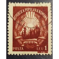 RUMANIA AÑO 1948, SCOTT 698B, USADA