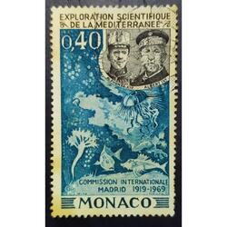 MONACO AÑO 1969, SCOTT 751, USADA