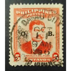 FILIPINAS AÑO 1952, SCOTT O58, USADA