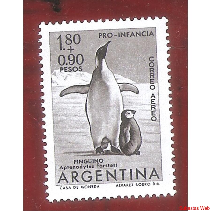 ARGENTINA 1961(A82GZ35) PRO INFANCIA  VARIEDAD GZ35  MINT