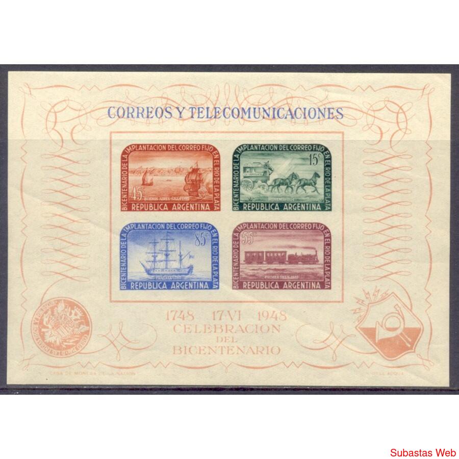 ARGENTINA GJ HB11 CORREO FIJO RIO DE LA PLATA. VC: U$ 12.00