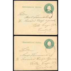 ARGENTINA 2 ENTEROS MEMORANDUM GJSZC12 CIRCULADOS U$20,00